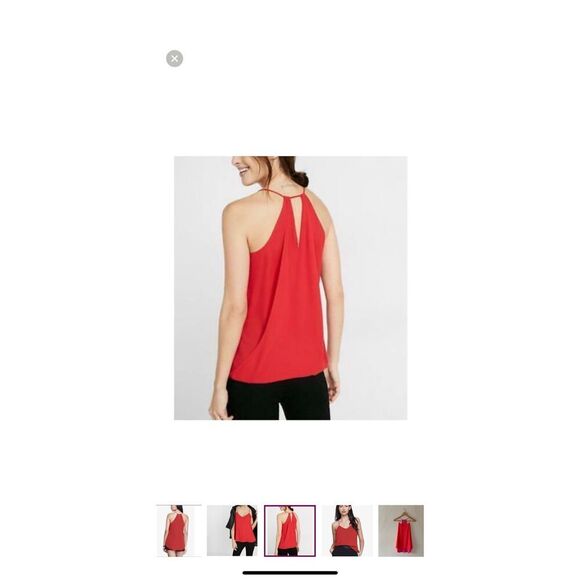 Express Reversible Barcelona Cami Top Red/Hot Pink Spaghetti Racerback Size XS - Picture 5 of 13